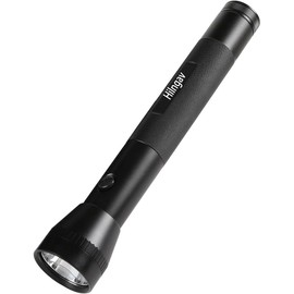 Hilngav Heavy Duty 3-Cell D Battery LED Big Flashlights, Single Mode, Aluminum Alloy Torch, Rugged Metal Large Flashlight for Outdoor Adventures and Home Emergency Power Outages (1 Pack)