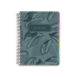 Inspired by Erin Condren Verdant 12-Month A5 Undated Weekly Planner, Non-Dated Spiral Weekly and Monthly Planner with Stickers