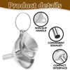 3 Pcs Stainless Steel Funnel Set – Durable Funnels for
