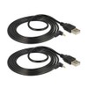 TENINYU USB 2.0 A Male to Right Angled 90 Degree