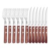 Tramontina Australia Cutlery Steak Set (Red - 12 PCS), Red,