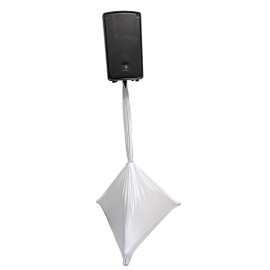 Scrim King SPK02-W | 2-Sided White Speaker Stand Scrim (Fits 4ft-7ft)