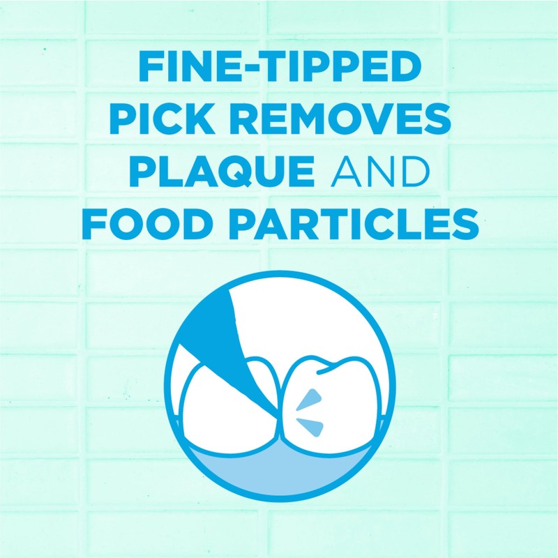 GUM Advanced Care Floss Picks - Dental Flossers for Adults