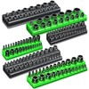 Magnetic Socket Organizer Holder Set For Tool Box Drawer, Toolbox