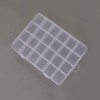 24-Compartment Multi-Purpose Case for Storing Nail Art Parts, Stones, etc. Parts Case Empty Case / 네일아트 파츠 스톤 등 보관 24칸 멀티 다용도 케이스 파츠케이스 공케이스