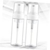 Ipetboom 2pcs Cleanser Compatible Refillable Bottles Travel Soap Container Makeup