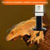 LUCKY HERP Reptile Ceramic Heat Lamp Lamp Holder, E27 Heating