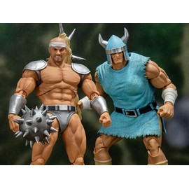 Testbrands Golden Axe Heninger & Long Moan 1/12 Scale Action Figure Two-Pack, Blue