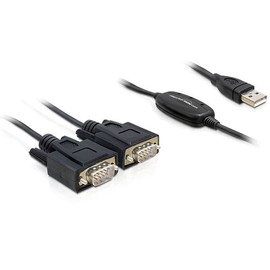 DeLOCK USB 2.0 Serial 2 x 9 Pin Male