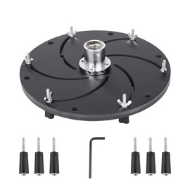 YUEWO Woodworking Lathe Chuck Self-Centering Centrifugal Longworth Chuck Wood Rotary Lathe Chuck Aluminum Alloy for Milling Machine Grinders Bowls Plates M33*3.5 Thread (12 Inch)