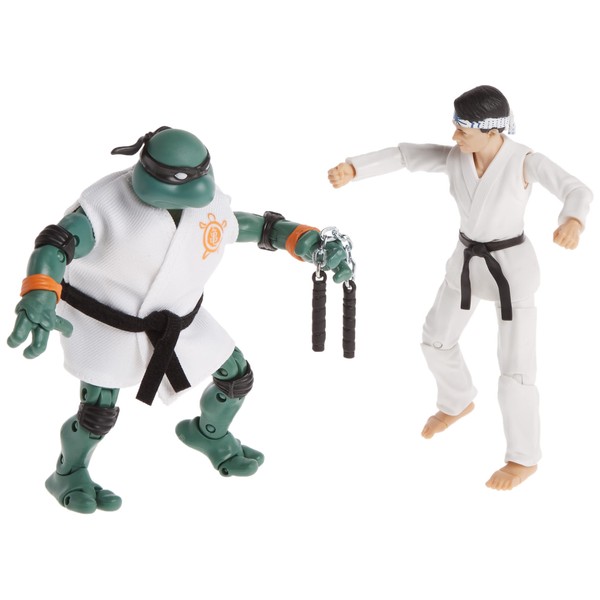 Teenage Mutant Ninja Turtles vs. Cobra Kai Mikey vs. Daniel LaRusso 2 Pack
