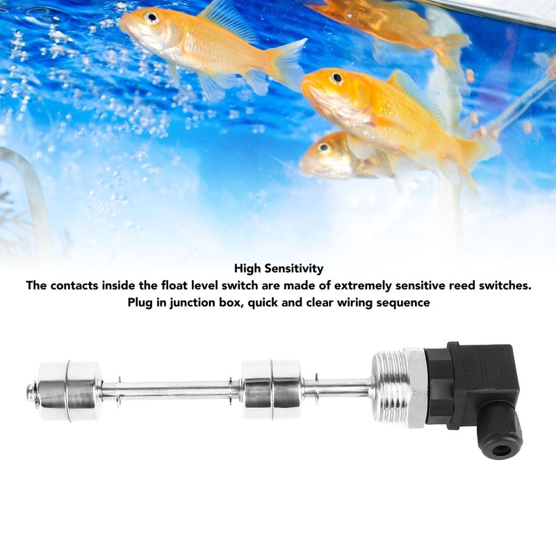 Water Level Controller Sensor Switch 150mm Double Ball Stainless Steel