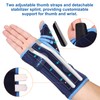 Willcom De Quervains Tenosynovitis Night Wrist Brace with Spica Splint