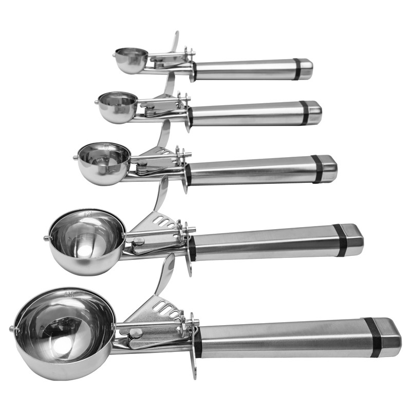 Fat Daddio's SCTP-16 Stainless Steel Cookie Portioning Scoop, No. 12,