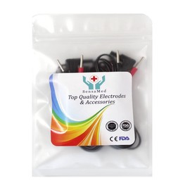 SensaMed - 2 Cables Para Electrodos Repuestos Compatibles Con Caretec TENS Twin Intensity Everyway Roovjoy