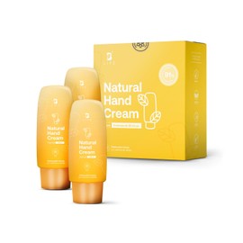 B Life  Kit de 3 cremas para manos 80 ml  Esencia de Vainilla  Con Vitamina E Y Niacinamida  Natural Hand Cream Vainilla.                             