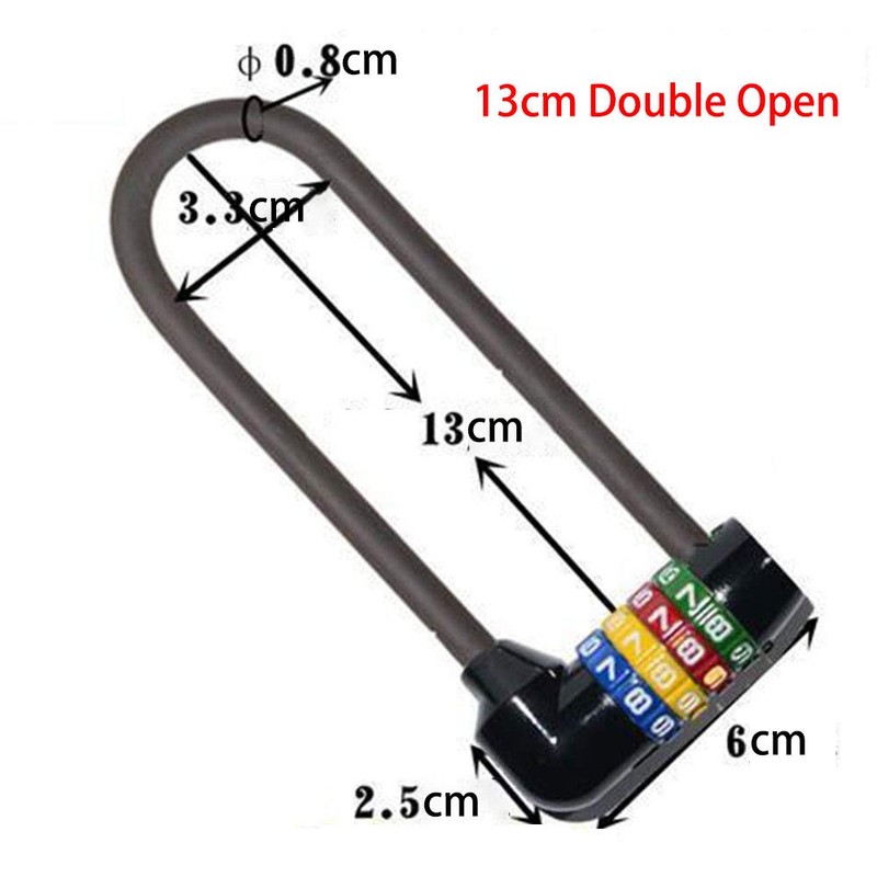7-16CM Extra Long 4 Digit Combination Padlock Outdoor Lock Door