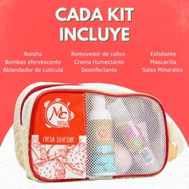 Kit Mc Spa Cremas, Exfoliantes, Pies, Manos  Tina Pedicura.