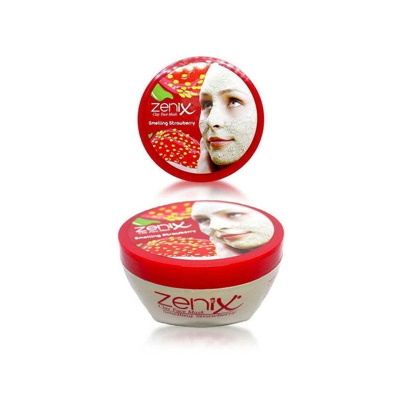 ZENIX Balaclava Face Mask Face Treatment Face with Strawberry