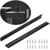6 Pairs 16 inch Black Drawer Slides Full Extension Side