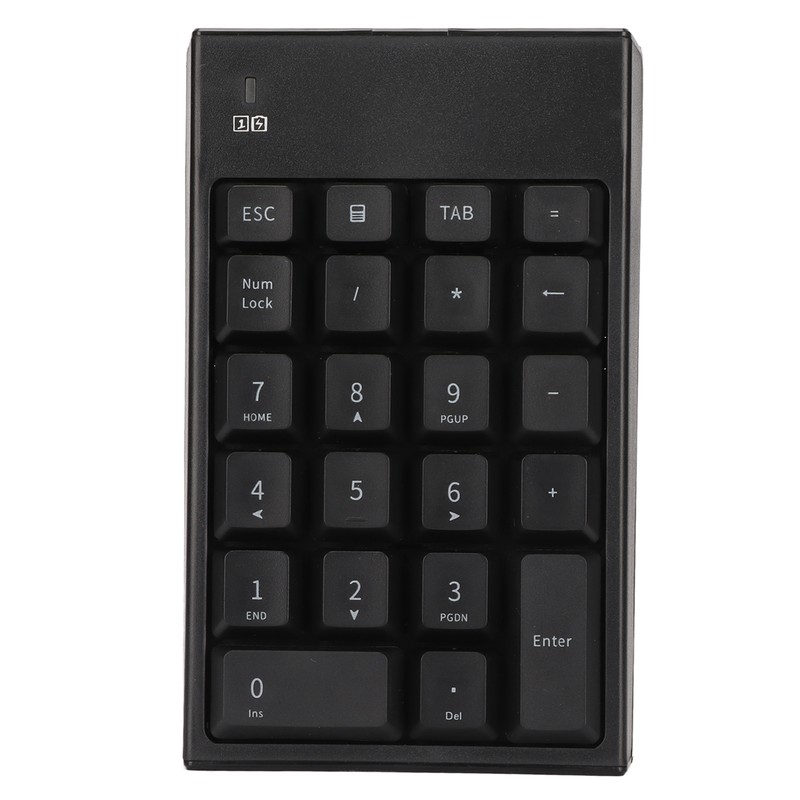 Number Pad 2.4GHz Wireless 22 Keys Delay Free Portable Black