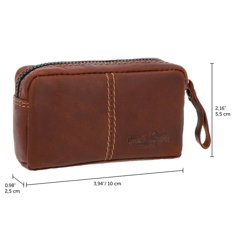 Gusti Key Bag Leather Butler Vegetable Tanned Key Case Key