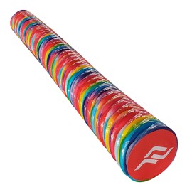 IMMERSA Jumbo Swimming Pool Noodles, Premium Soft Water-Based Vinyl Coating and UV Resistant Foam Noodles for Swimming and Floating, Lake Floats, Pool Floats for Adults.(Colorful Stripes)
