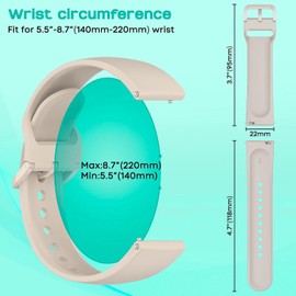 Z.DuDuZAZA Bands for Xiaomi Redmi Watch 5 Lite Straps for Women Men, Soft Silicone Strap Replacement Wristbands Compatible with Xiaomi Watch 5 Active/5 Lite Smartwatch Band,10 Pack