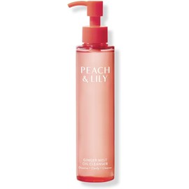 Peach & Lily- Limpiador de aceite de jengibre derretido, moderno, vegano, sin gluten y sin crueldad animal, para todo tipo de piel, derretido y remojado