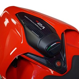 labelbike - 3D Sticker Motorcycle Tail Protection and Decoration in Resin Compatible with Ducati Streetfighter V2 V2S 2025 Color Carbon Red