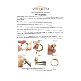 3 Medium Female Ring Guards 14k Gold Filled Ring Spacers Fitter Sizer (Yellow)