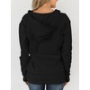 Fallorchid Womens Quarter zip Pullover Hoodies Casual Long Sleeve Sweatshits