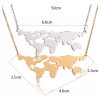 Patry Deluxe Dije Mapamundi Collar Viajes Mapa Regalo Navidad Viajero