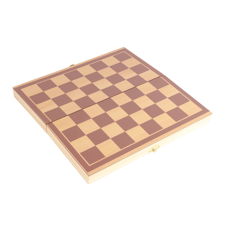 Folding Wooden Chess Professional Handcrafted Educational Chess with Folding Board