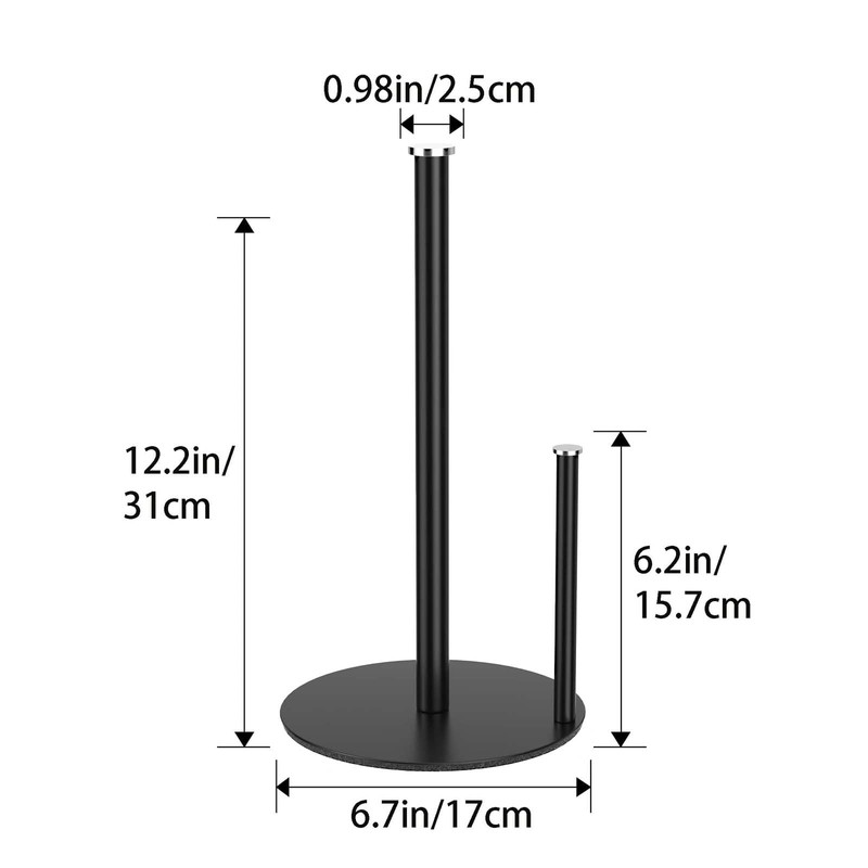 Kitchen Roll Holder - Free Standing Kitchen Towel Holder Stand