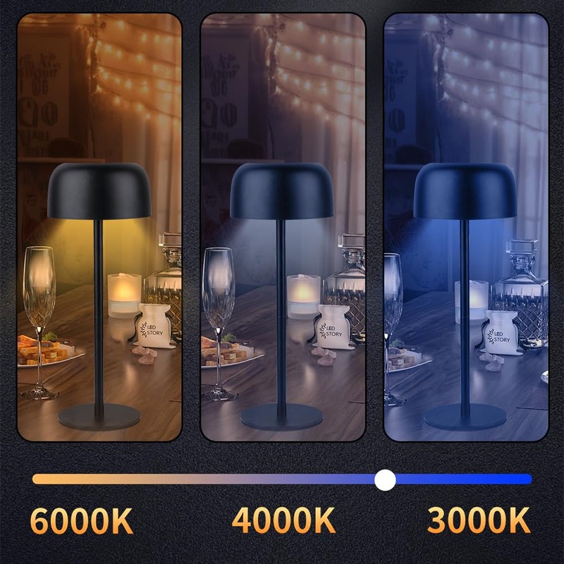 FOGARI Wireless Mini Table Lamp (Black)