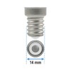 4X Paulmann 40W Tubular Bulb (SES E14) - Ideal for