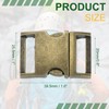 PATIKIL Metal Buckle, 4 Pack Quick Side Release Clips for