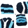 Athletic Socks Fuzzy Socks with Grips for Women Cozy Socks