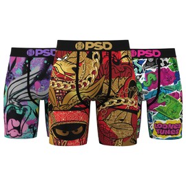 PSD Men's LT Lifestyle Boxer Brief 3 Pack, Multi, XL
