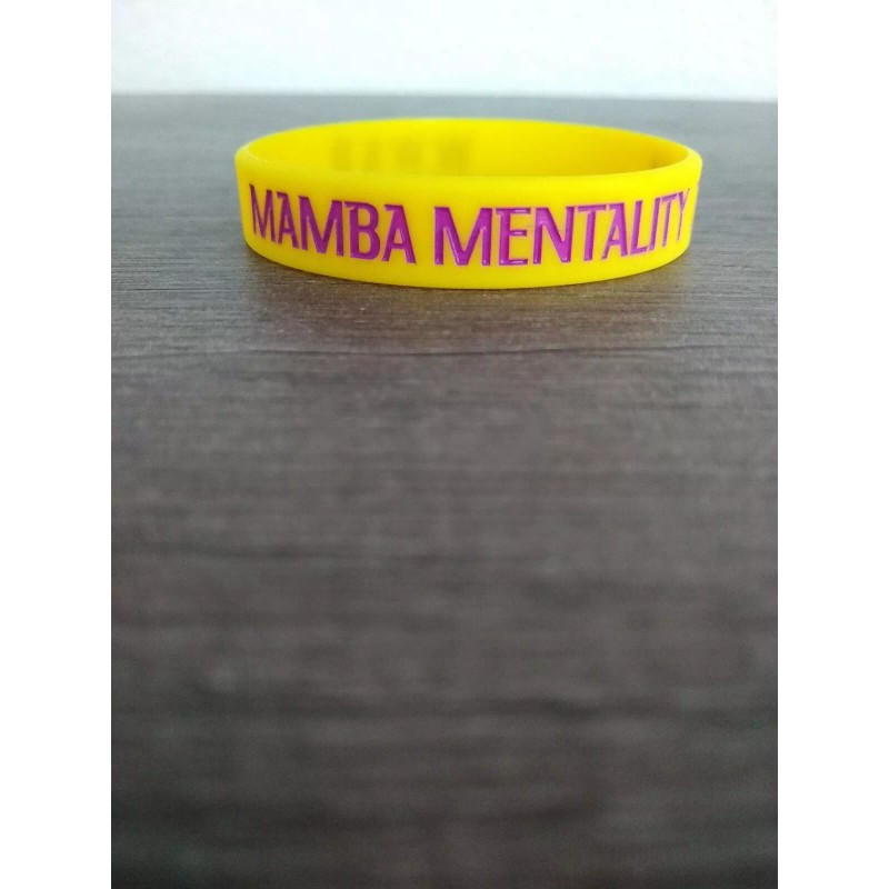 Unbranded What Would Kobe Do MAMBA MENTALITY Inspiring PURPLE wristband