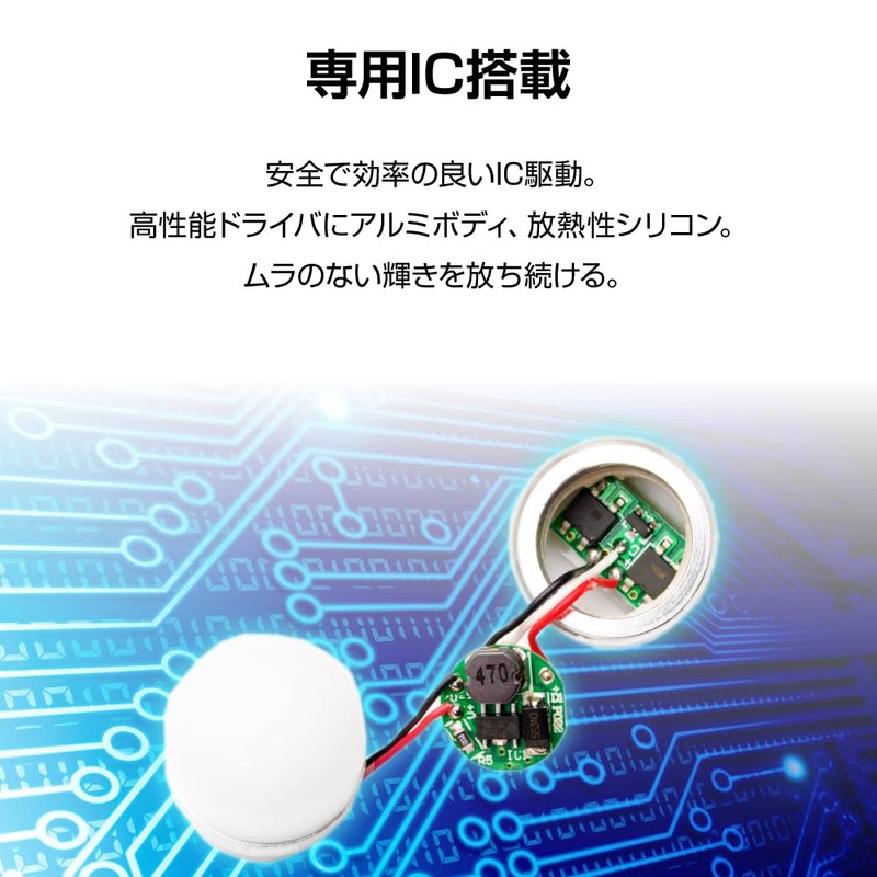 Bubu-Material T20 Double LED White 7000K Single Use Brake Lamp