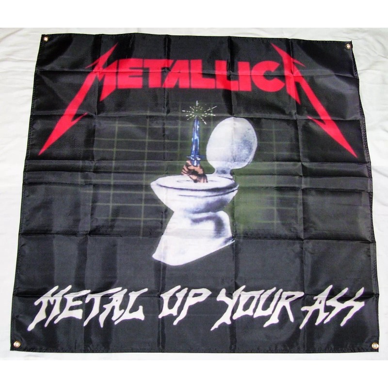 METALLICA 3'X5' FLAG BANNER MUSIC BAND HEAVY METAL MAN CAVE
