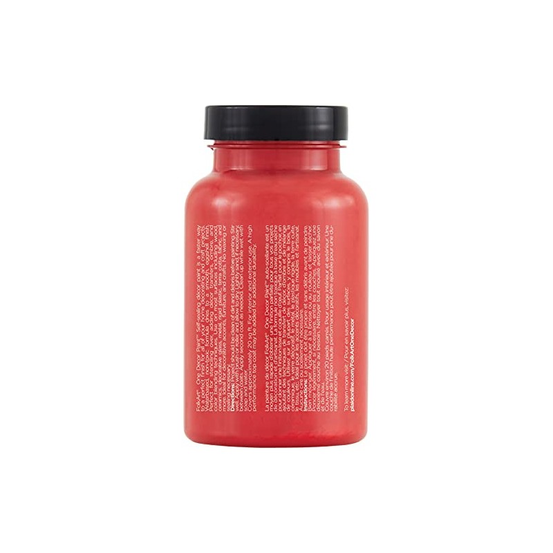 FolkArt 36059 One Décor Paint, 8 oz, Ladybug