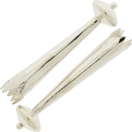 FindingKing Jewelry Making SS XL Bolo Tip 15mm Rondelle Bead Style #12 Fits 8 & 10 Ply Cords