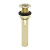 DecoDRAIN Grid Strainer Drain for Bathroom Vanity/Lavatory/Vessel/Sink, Plated ABS Body