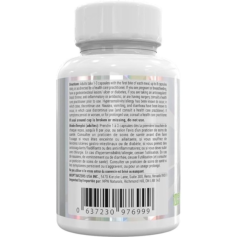BiOptimizers Masszymes Advanced Enzyme Formula 120C 120 count