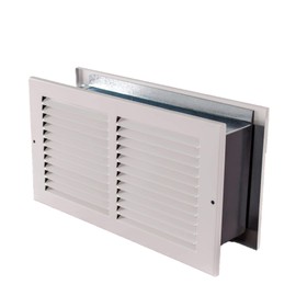 Tamarack Wall Return Air Pathway, White, 12in.W x 4in.H x 3 1/2in.D, Model# TTI-RAPR12.4