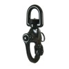 Fusion Climb Black Quick Release High Strength Swivel Snap Shackle,