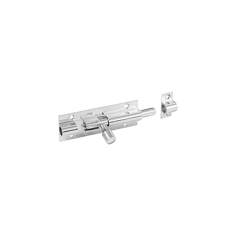 Merriway BH07712 Heavy Duty Straight Door Barrel Bolt With Backplate,